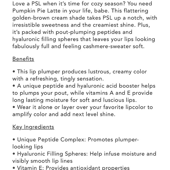 BUXOM Keep It Spicy Full-On Plumping Lip Cream get 2/ $28 - Picture 10 of 14